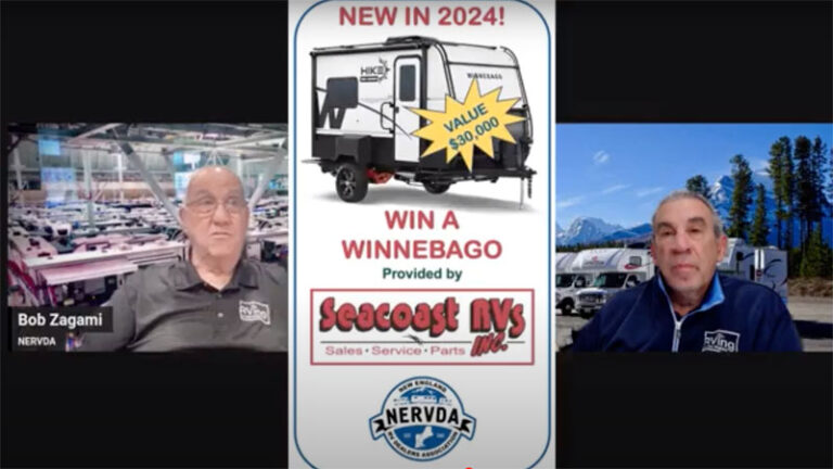 DiPietro Heads West – Boston RV Show Info on RVing in New England 12-13-23